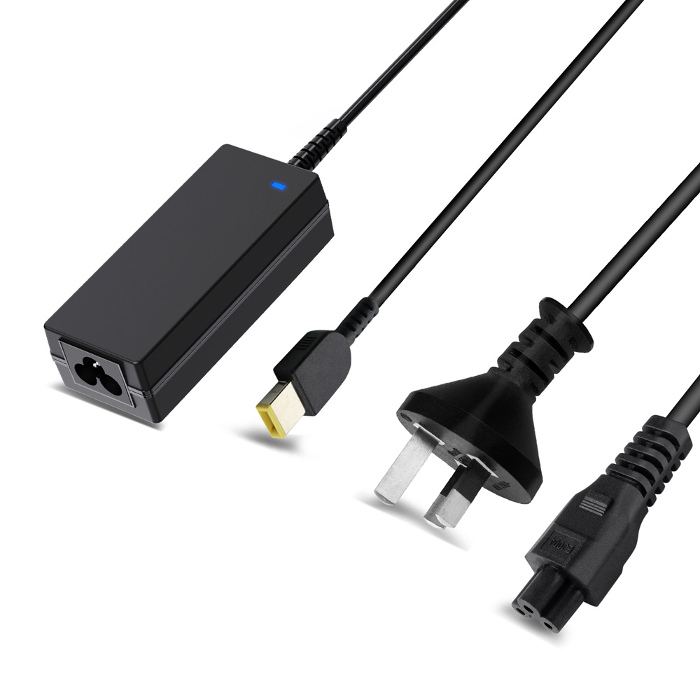 Laptop Power Adapter For Lenovo LO45200USB-Black (Lenovo Slim Tip)