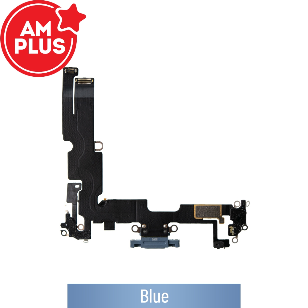 AMPLUS Charging Port for iPhone 14 Plus-Blue