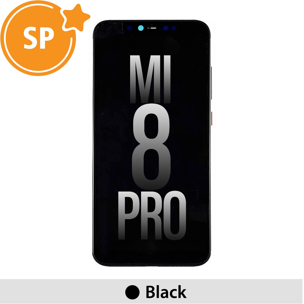 Xiaomi Mi 8 Pro OLED Screen Digitizer 5601100040B6 (Service Pack)-Black