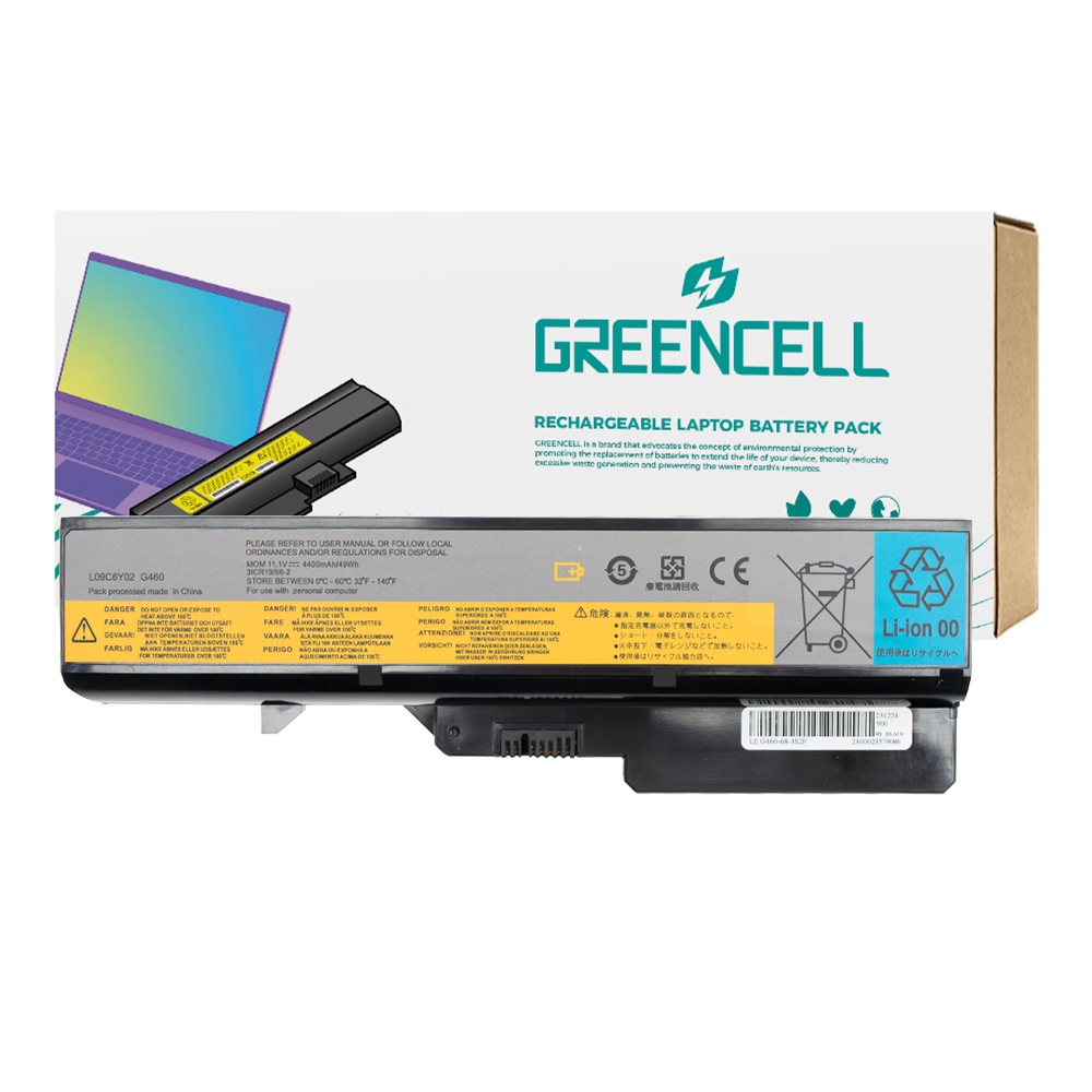 Greencell Battery L08S6Y2*Lenovo B470 / B570 / G460 / G465 / G560 / G565 / V360 / V470 / V570 / Z560 / Z565