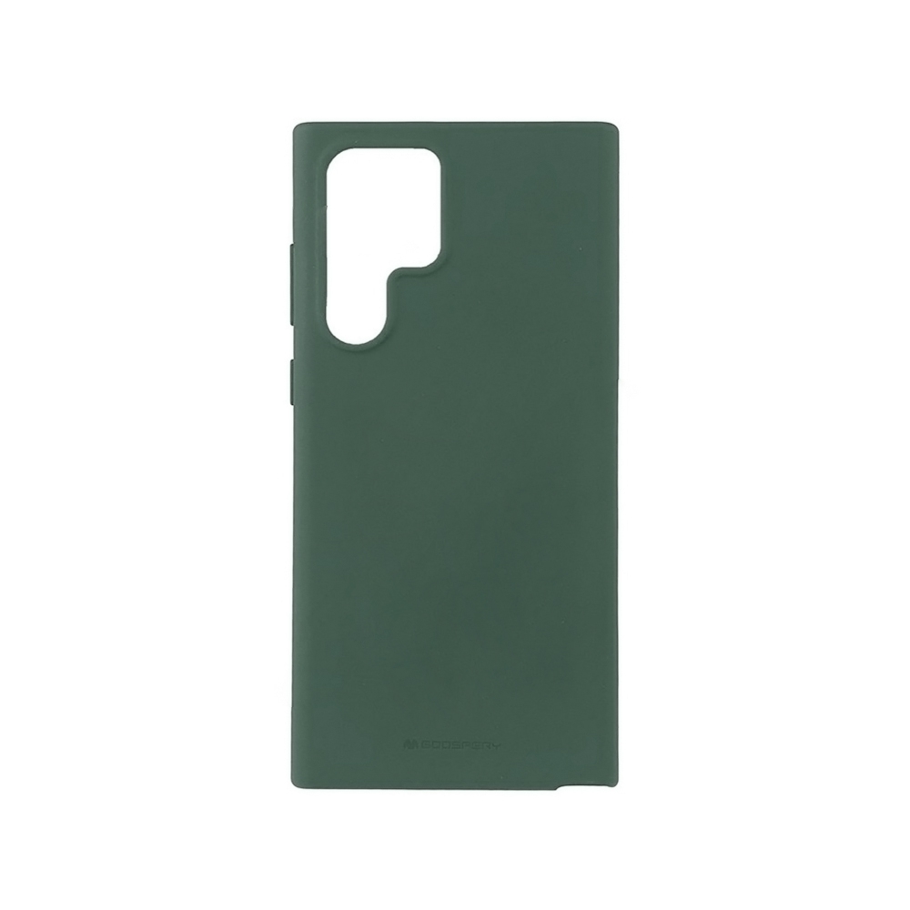 Mercury Silicone Cover Case for Samsung Galaxy S22 Ultra-Red