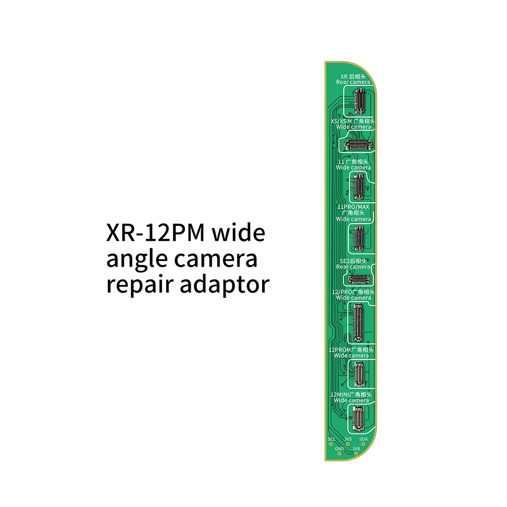 JC Wide Angle Camera Repair Adaptor for iPhone XR / X / XS / XSM / 11 / 11P / 11PM / 12 / 12MINI / 12P / 12PM