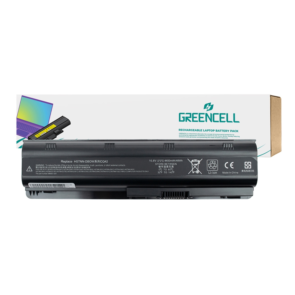 Greencell Battery MU06*HP 635 650 655 2000/Pavilion G6 G7/Compaq 635 650/Compaq Presario CQ62