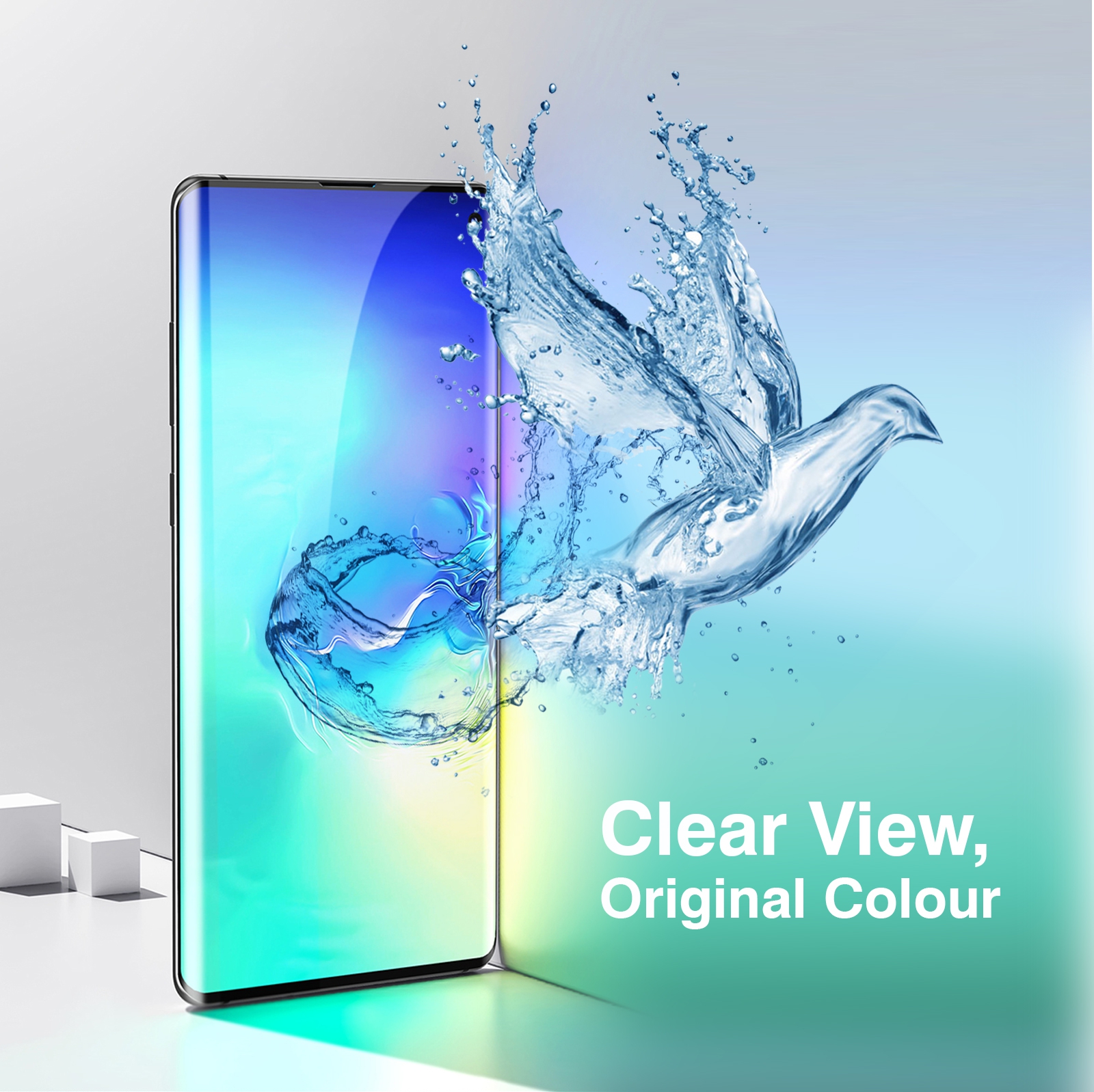 3D Full coverage Tempered Glass Screen Protector FINGERPRINT UNLOCK for Samsung Galaxy S10E