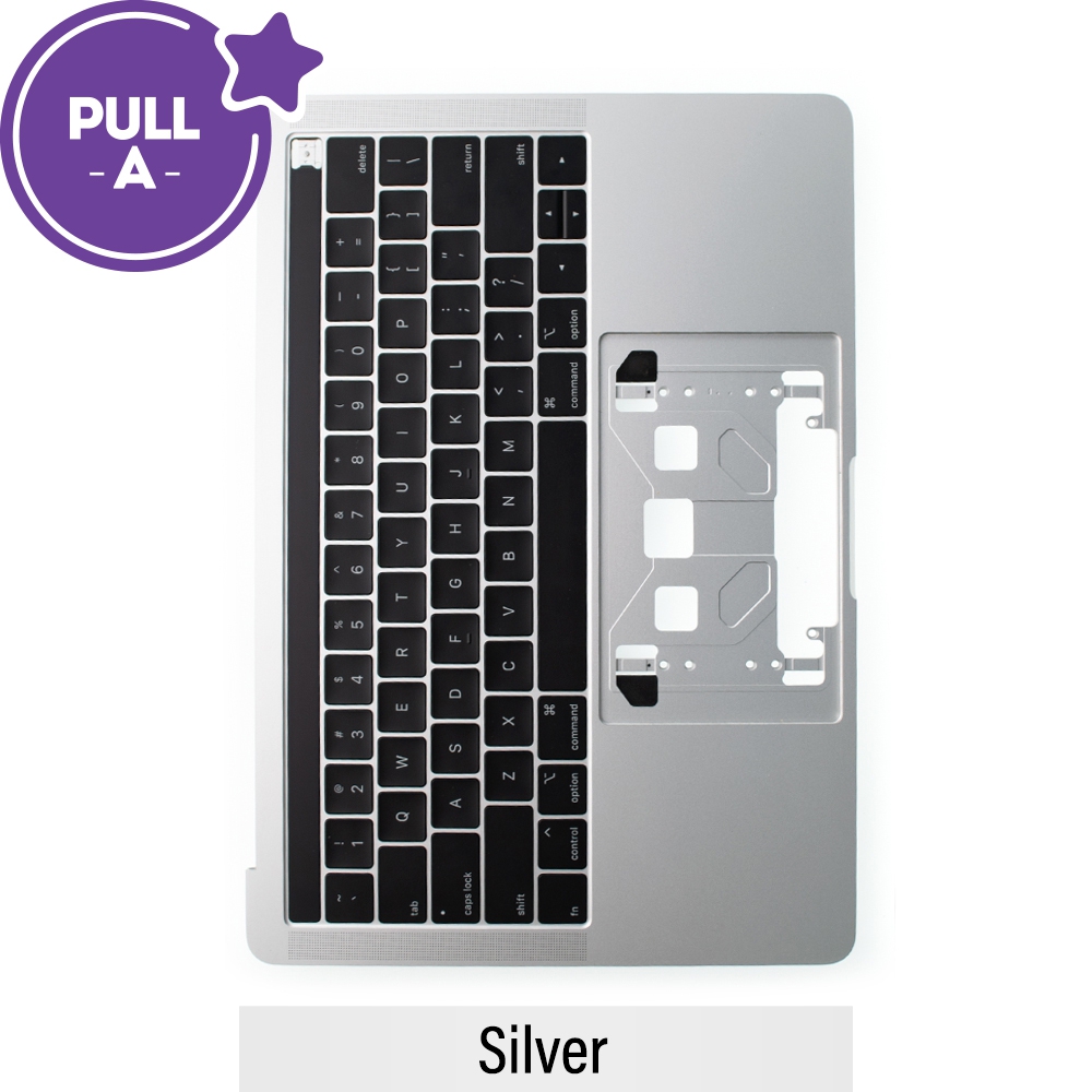 Top Case With Keyboard For MacBook Pro 13" A1989 (PULL-A)-Silver