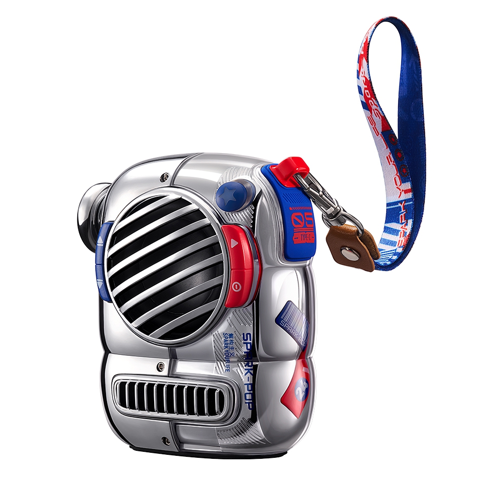Divoom Spark-Pop Bluetooth Speaker Portable Small Speaker-Blue