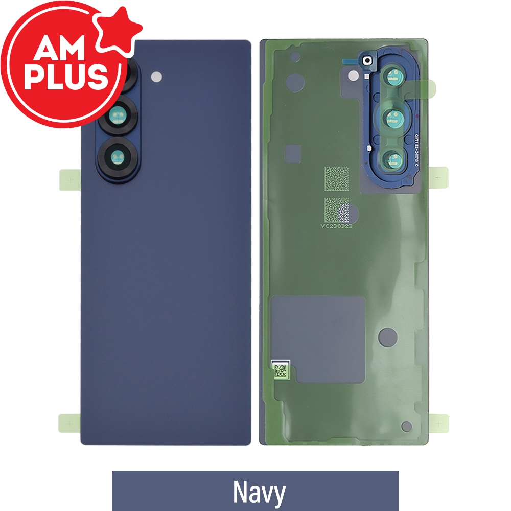 AMPLUS Rear Cover Glass for Samsung Galaxy Z Fold6 F956B-Navy