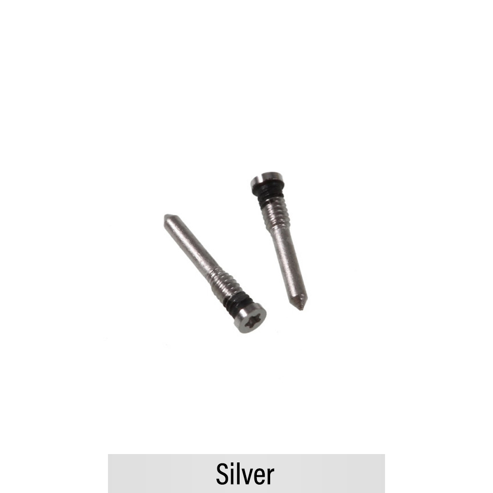 Bottom Screws for iPhone XR to 14 Pro Max (2 pcs/set)-Silver