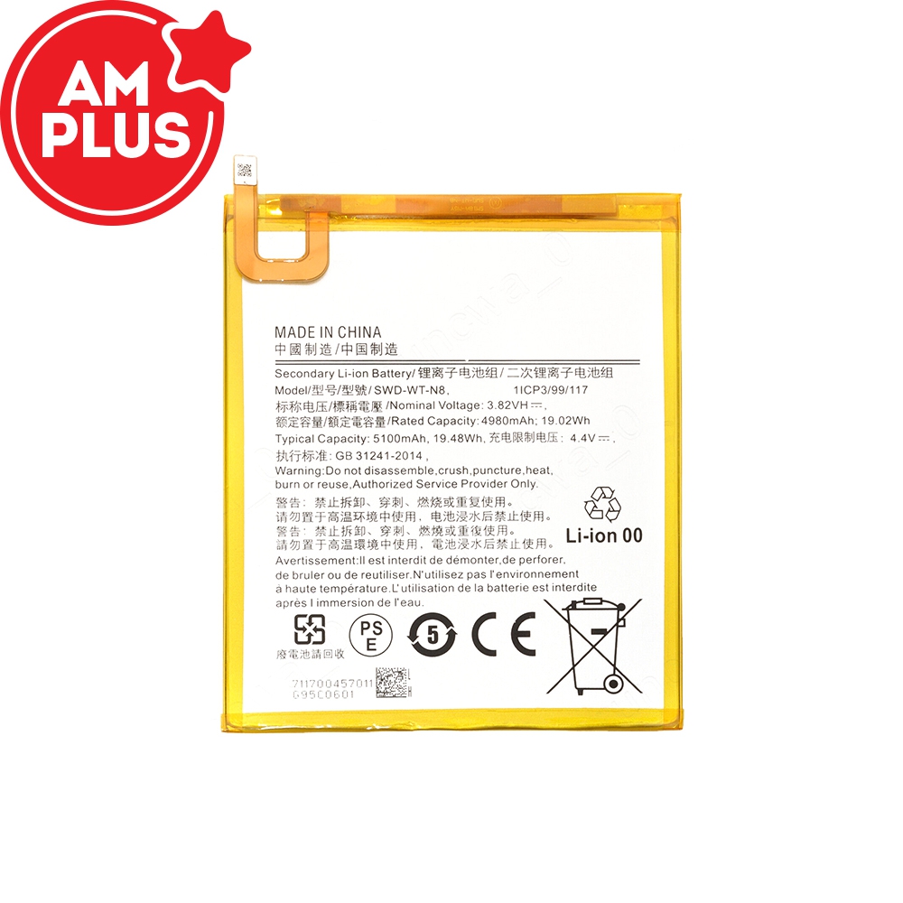 Samsung Galaxy Tab A 8.0 (2019) T290 / T295 / T297 Replacement Battery 4980mAh (AMPLUS)
