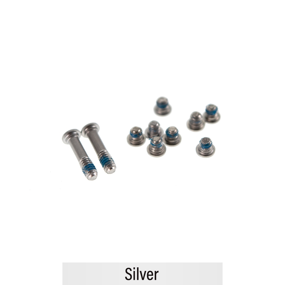 Bottom Case Screws for Macbook Air 11'' A1370 / A1465 / Air 13'' A1369 / A1466 (2010-2017) (10PCS/Set)-Silver