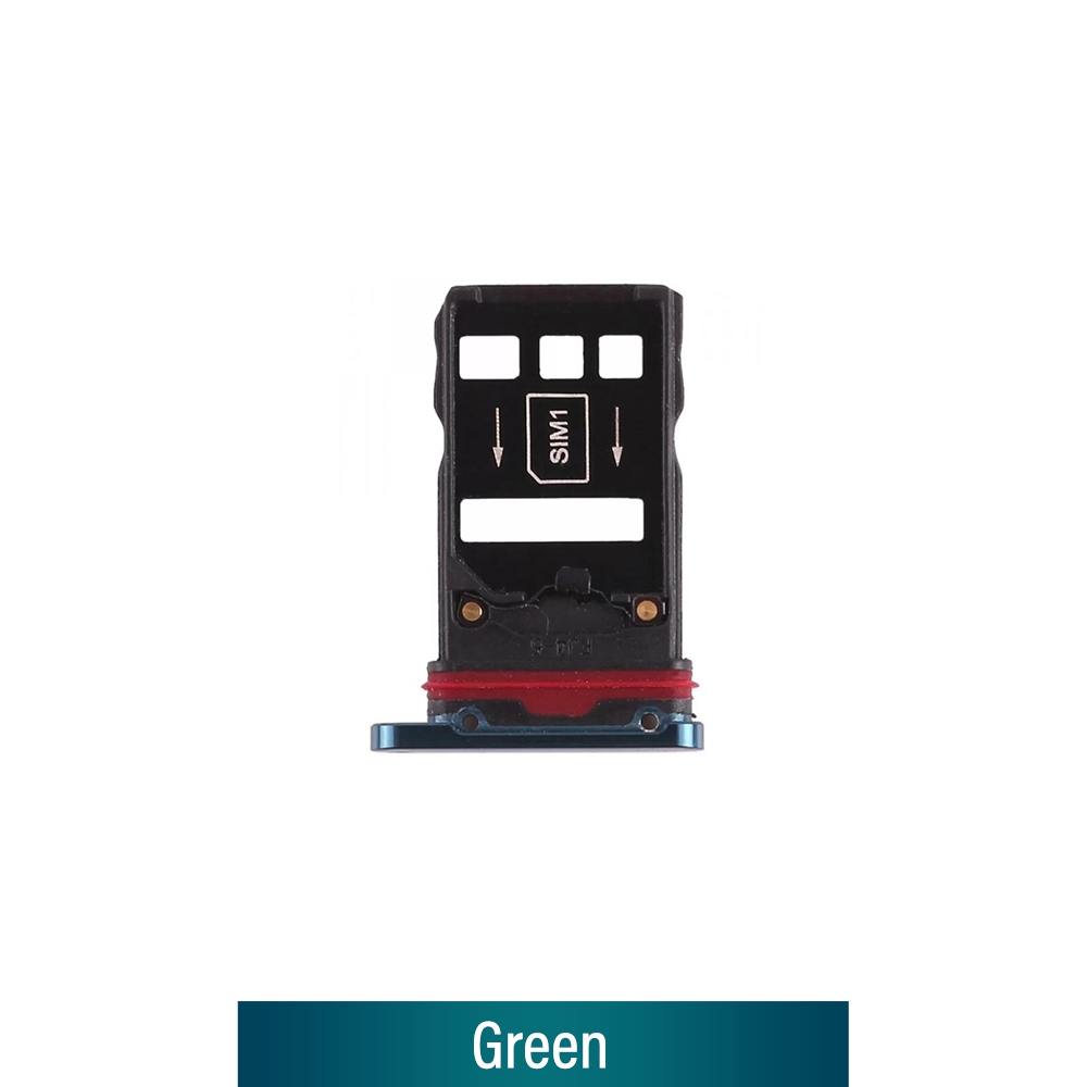Dual SIM Card Tray for Huawei Mate 20 Pro-Green