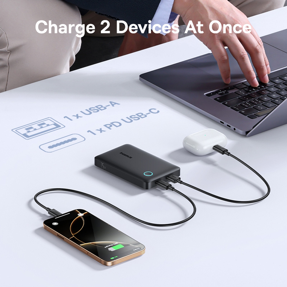 Baseus EnerFill FP11 Power Bank 10000mAh 15W -White