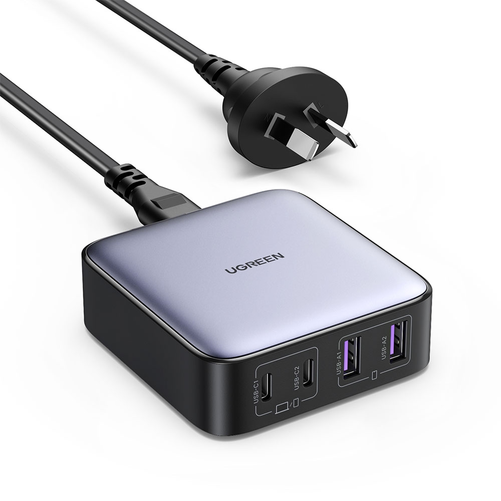 UGREEN CD327 Nexode 65W 4-Port PD GaN Fast Charger (2 x USB-C, 2 x USB-A)