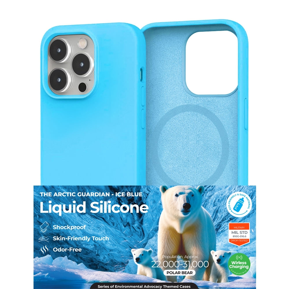 REDEFINE Liquid Silicone Case Cover with Magnetic Ring for iPhone 16 Magsafe-Baby Pink