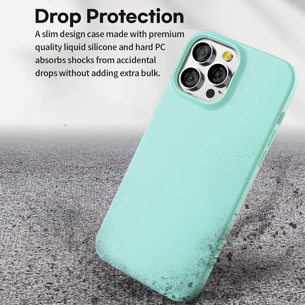 Mercury Soft Feeling Jelly Cover Case for iPhone 16 Pro Max-Mint