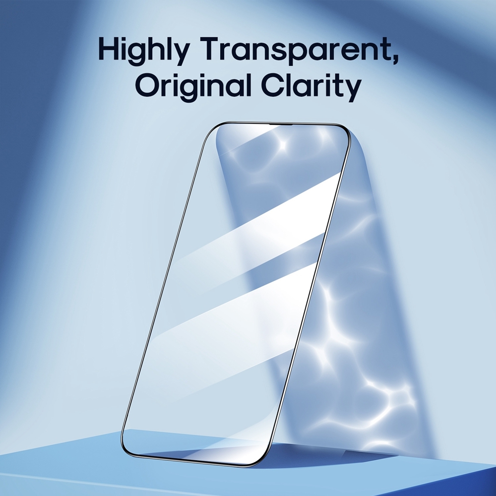 Kinglas 5 Packs 2.5D Full Coverage Silk Printing Black Edge Tempered Glass Screen Protector For iPhone 14 Pro