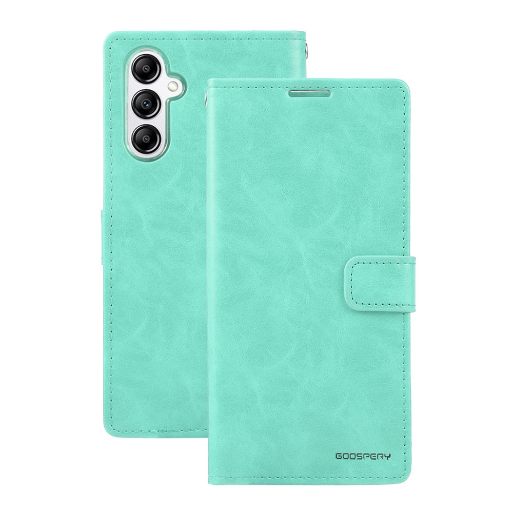 Mercury Blue Moon Diary Cover Case for Samsung Galaxy A26 5G-Black