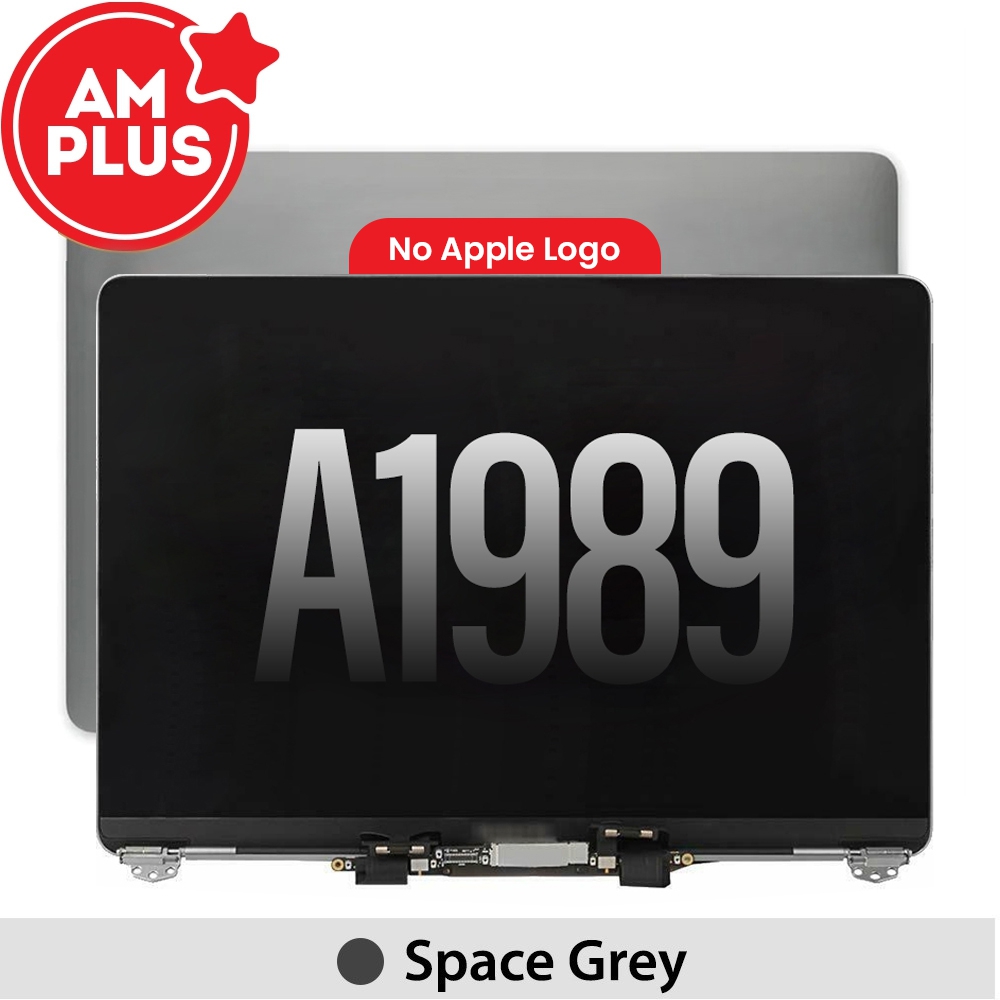AMPLUS Complete LCD Display Assembly for MacBook Pro 13" A1989 (2018) / A2159/ A2289 / A2251 (2018) (NO LOGO) -Space Gray