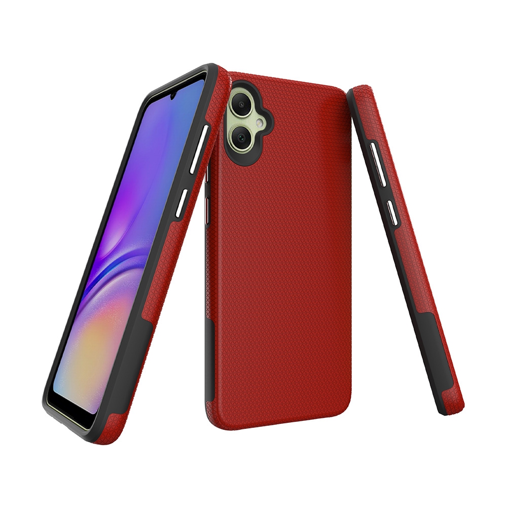 Rhinos Rugged Shockproof Case for Samsung Galaxy A05-Red