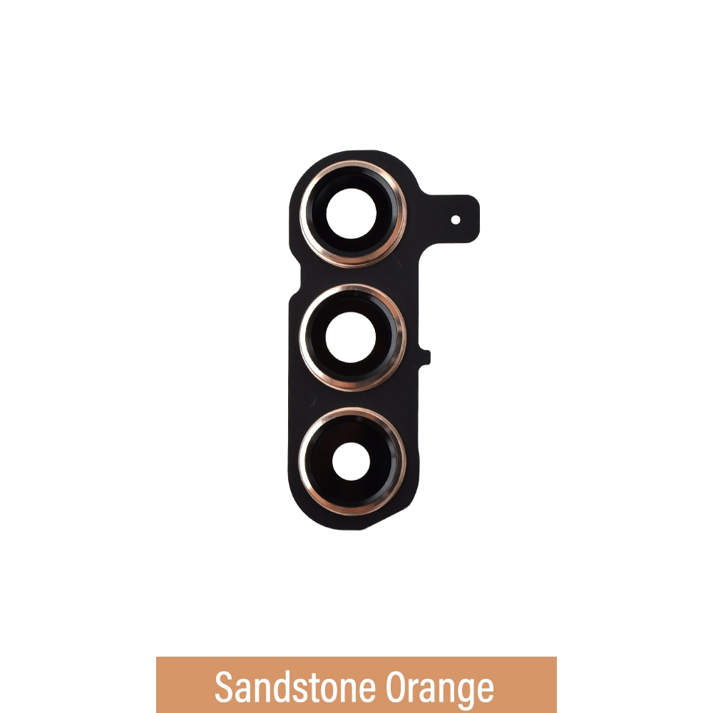 Rear Camera Glass With Frame for Samsung Galaxy S24 Plus S926B-Sandstone Orange