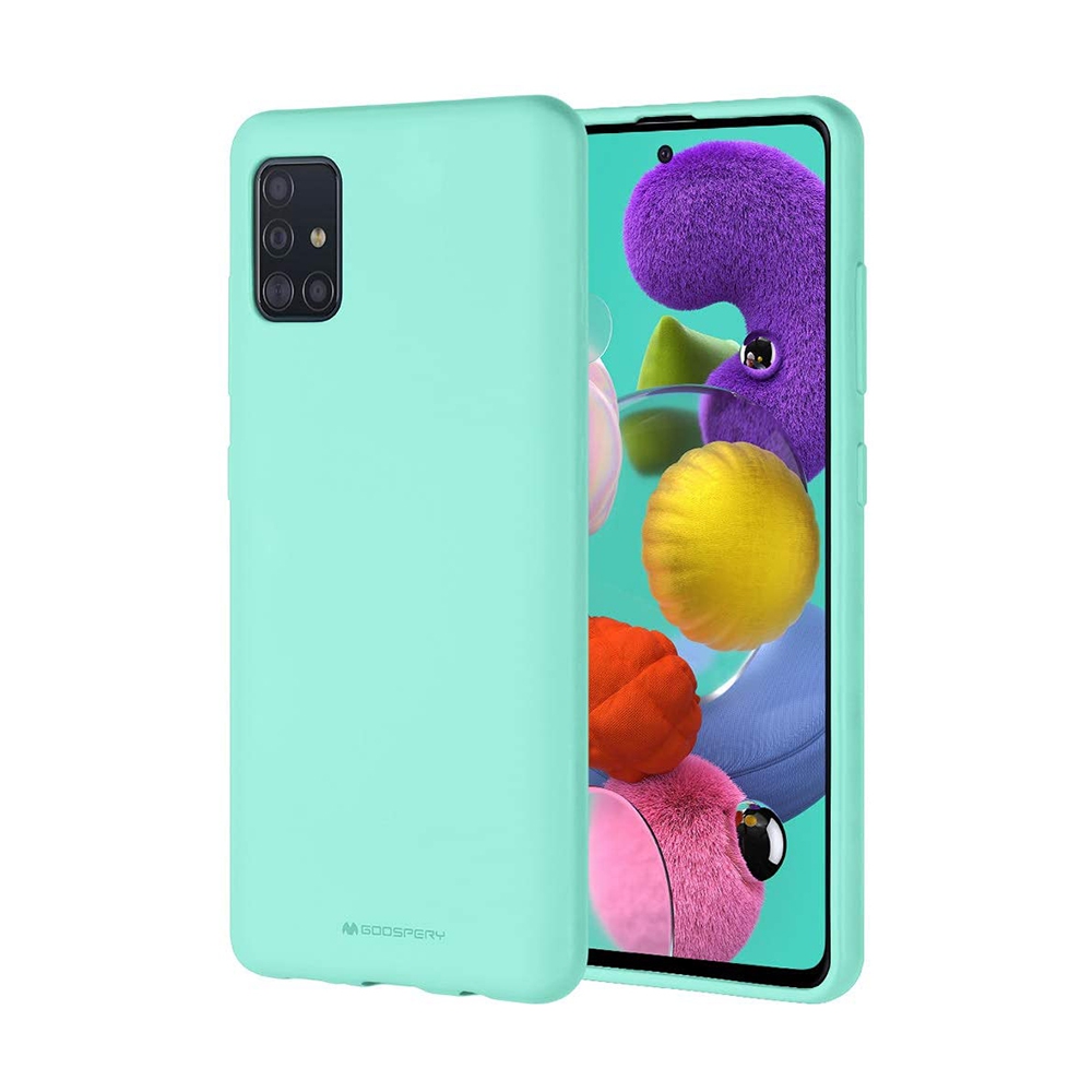 Mercury Soft Feeling Jelly Cover Case for Samsung Galaxy A51 5G-Black