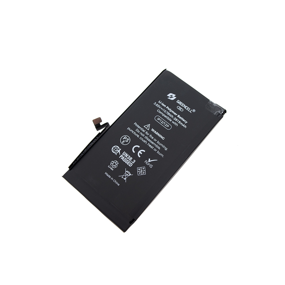 Greencell Crack Series- iPhone 12 / 12 Pro CRACK Battery with Adhesive Strips 2815mAh (No Need Soldering & No Need Tag-on)