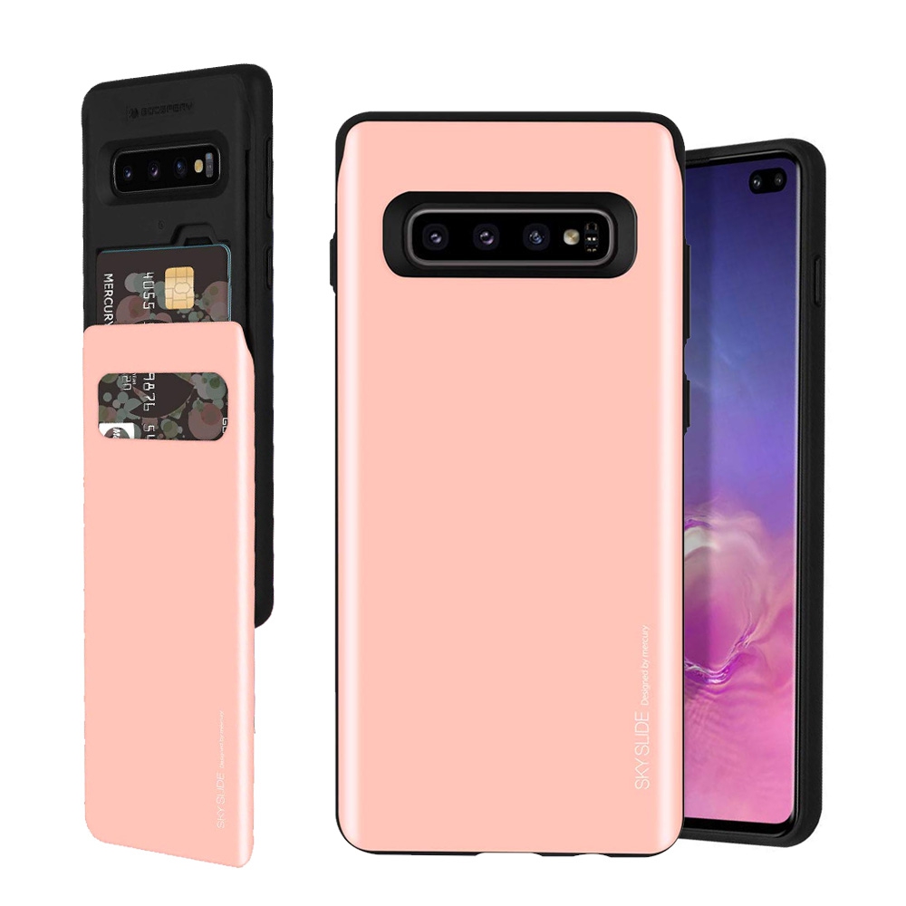 Mercury Sky Slide Bumper Case for Samsung Galaxy S10 Plus-Red