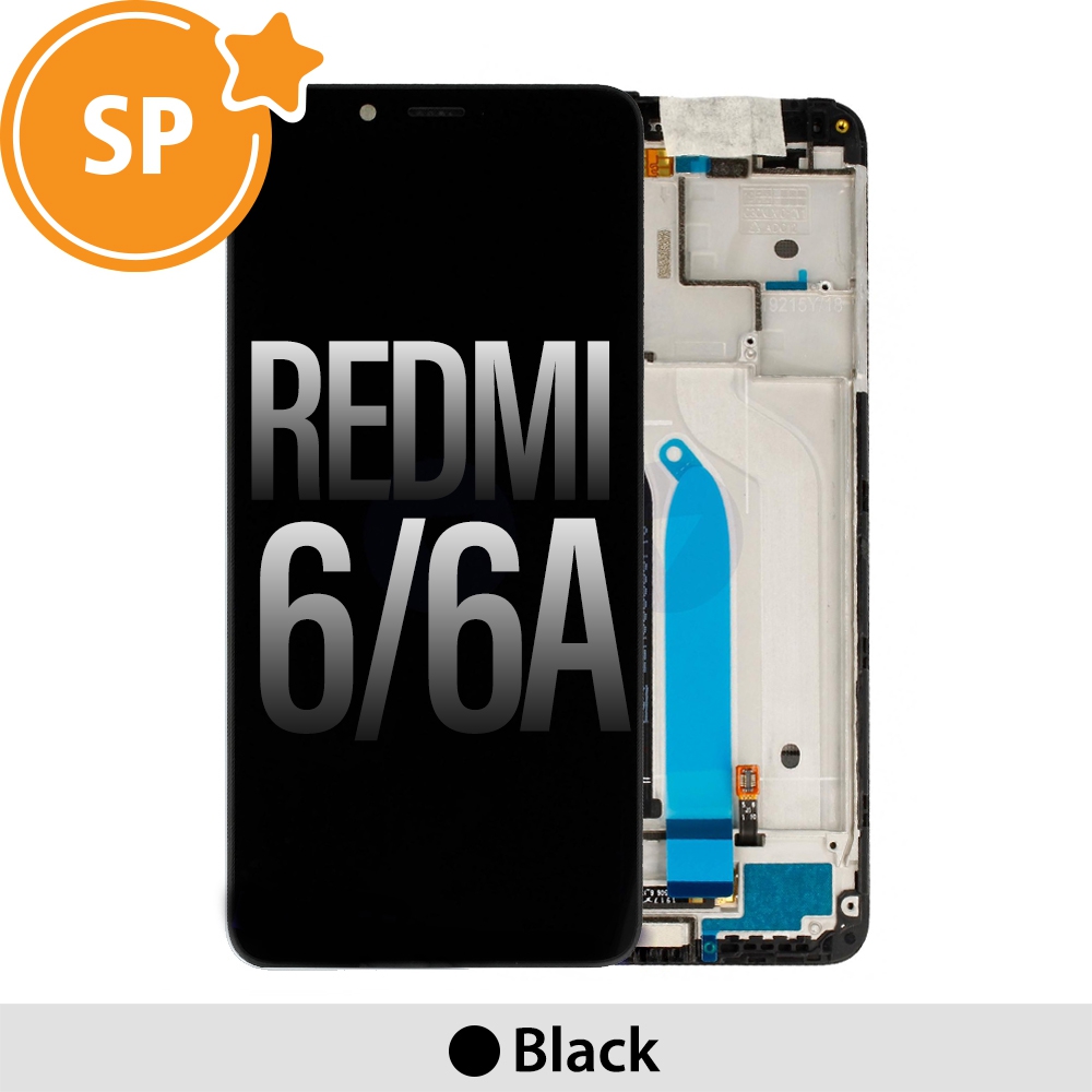 Xiaomi Redmi 6 / 6A LCD Screen Digitizer 560610038033 (Service Pack)-Black