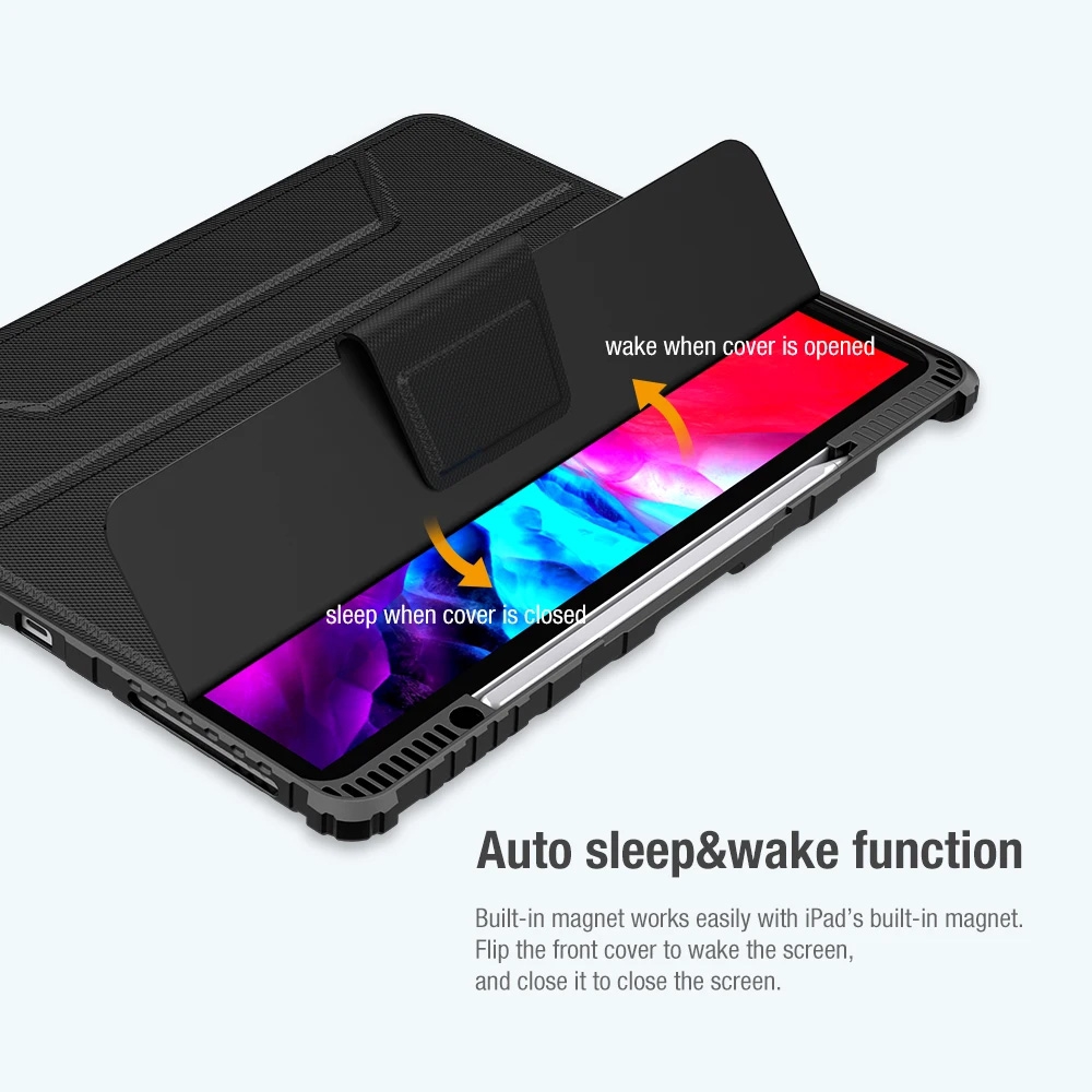 Armor Shockproof Smart Flip Case for iPad Pro 11 (2024)
