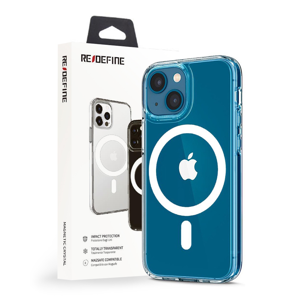 Clear Hybrid Case Cover with Magnetic Ring*iPhone 14