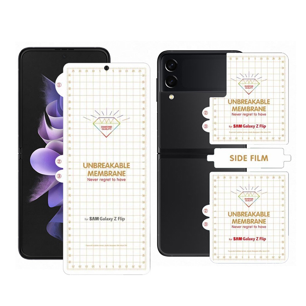 Full Coverage Soft Film Screen Protector Film (Not Tempered Glass)*Samsung Galaxy Z Flip 3 5G