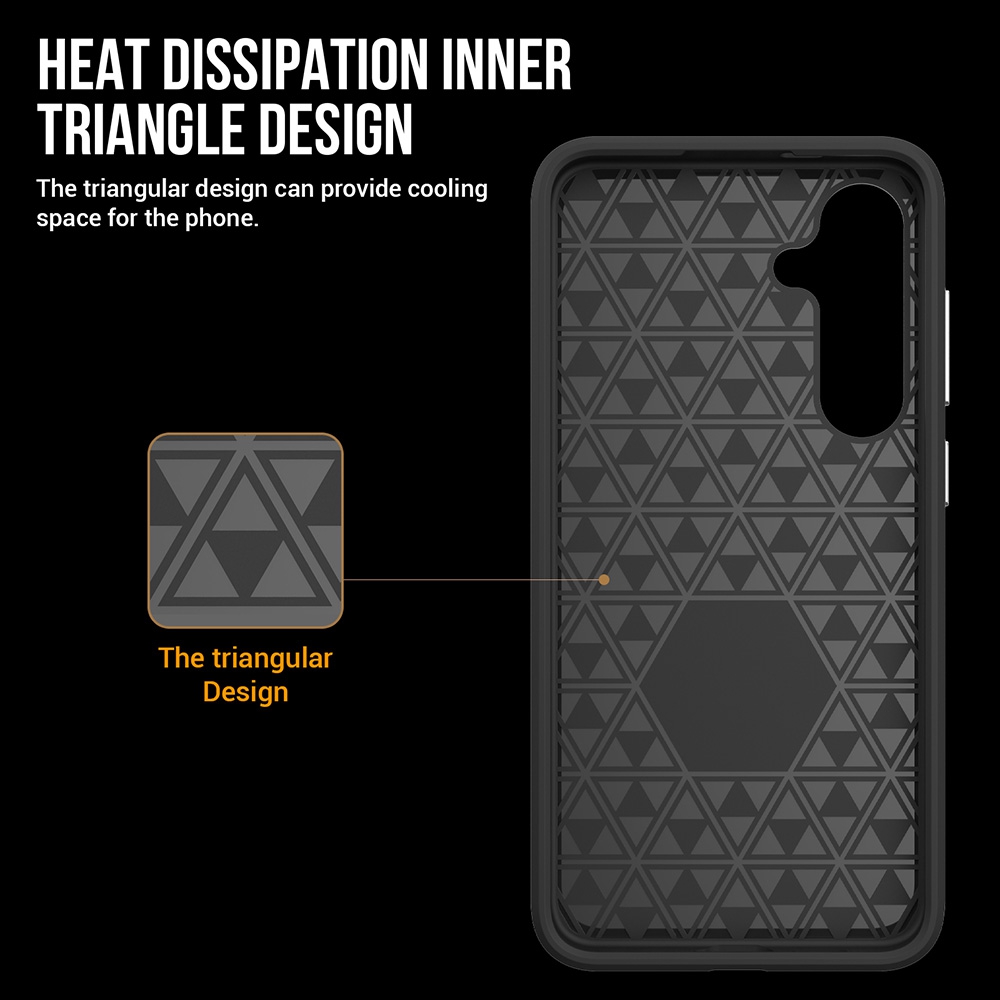 Rhinos Rugged Shockproof Case for Samsung Galaxy S24 Plus-Silver