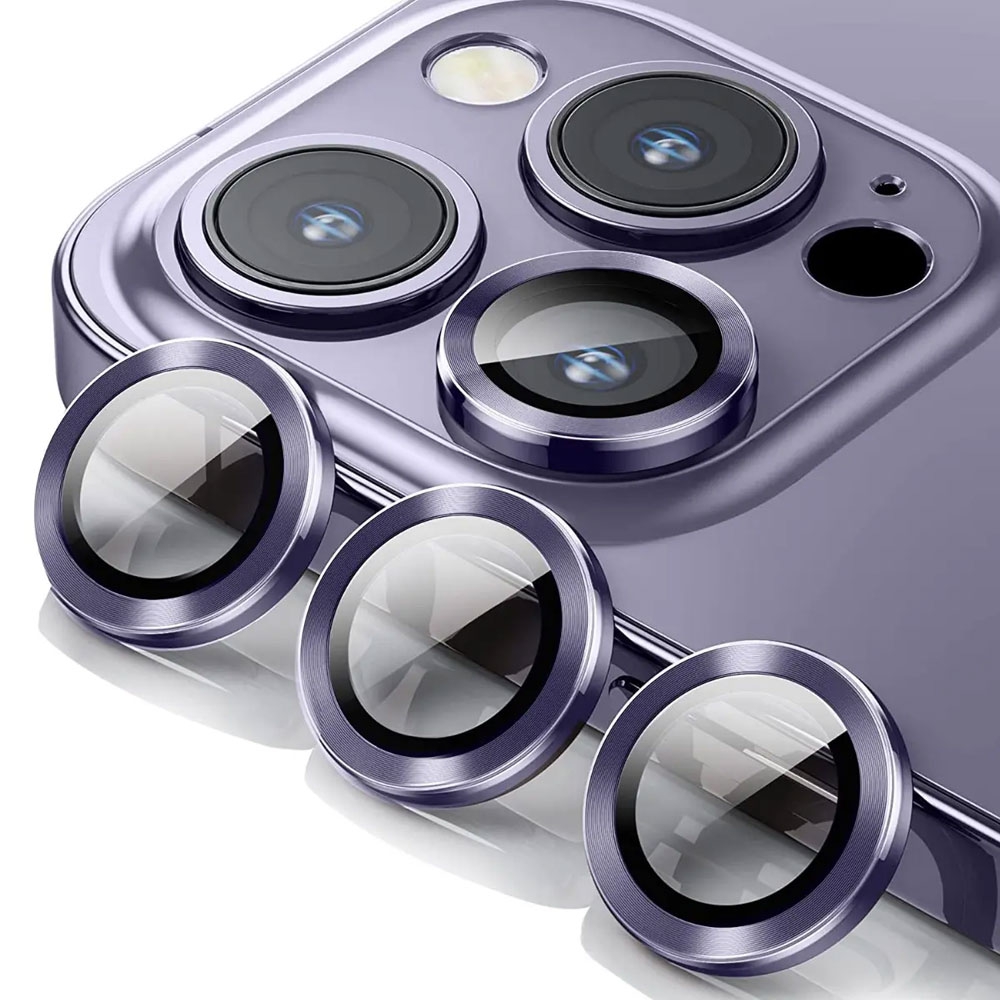 Kinglas Camera Lens Protector for iPhone 15 / 15 Plus (Set of 2)-Graphite