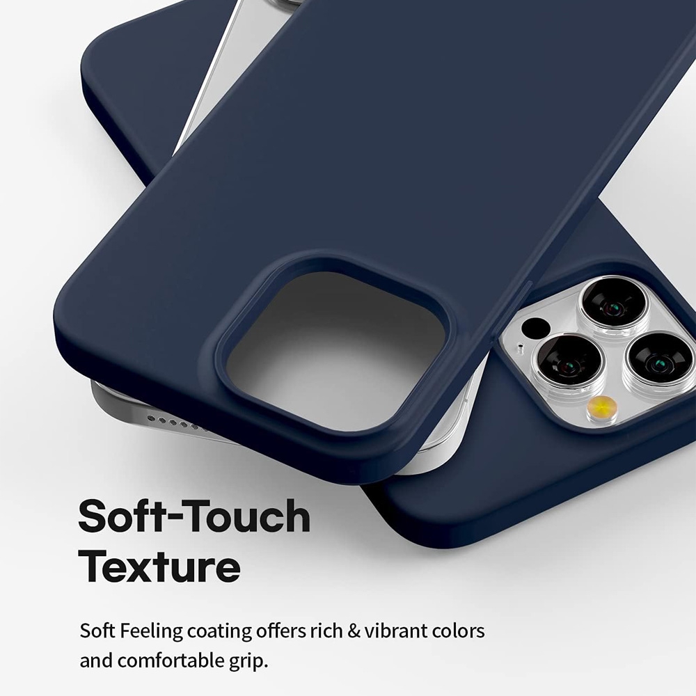 Mercury Soft Feeling Jelly Cover Case for iPhone 13 Pro Max-Red
