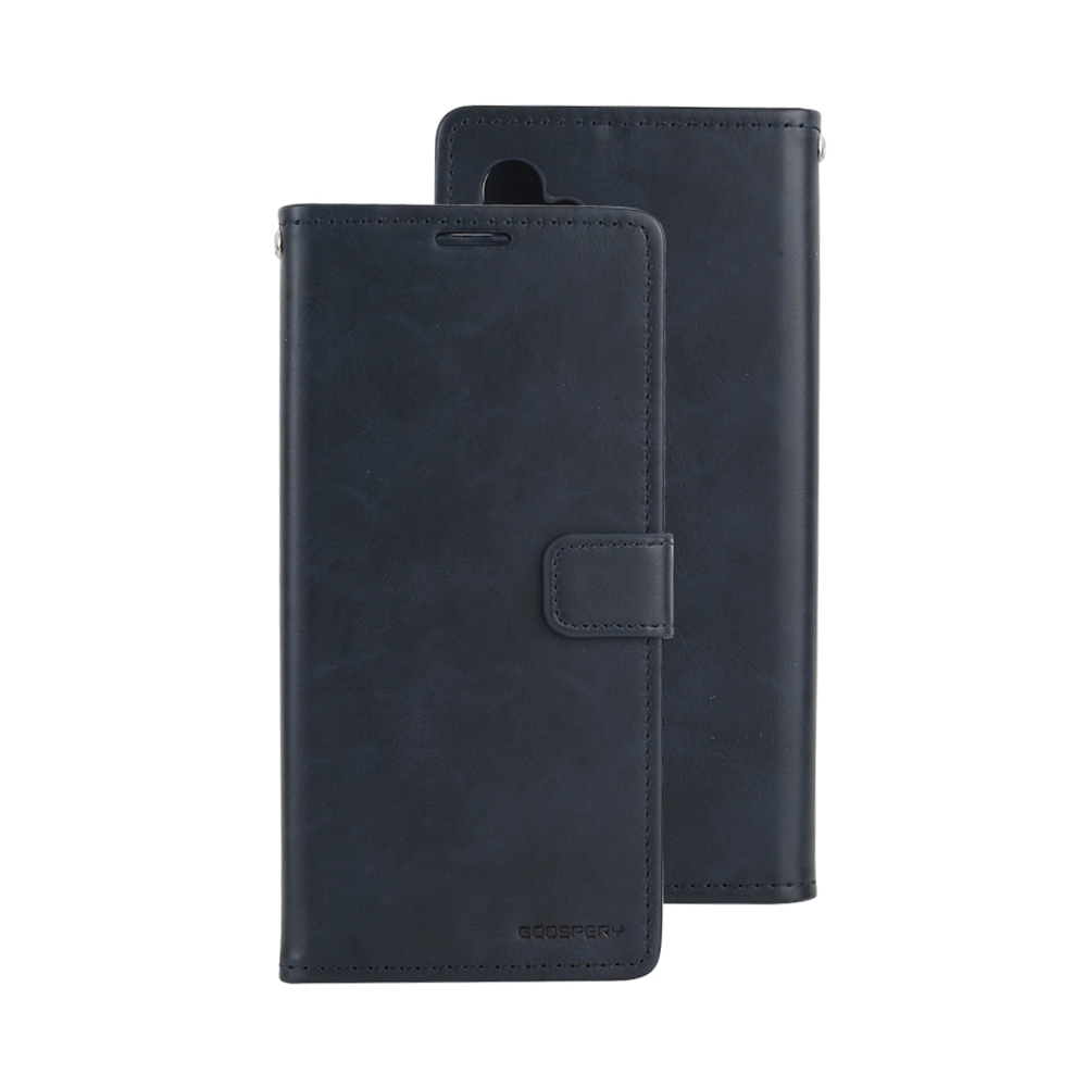 Mercury Blue Moon Diary Cover Case for Samsung Galaxy A14 5G-Navy