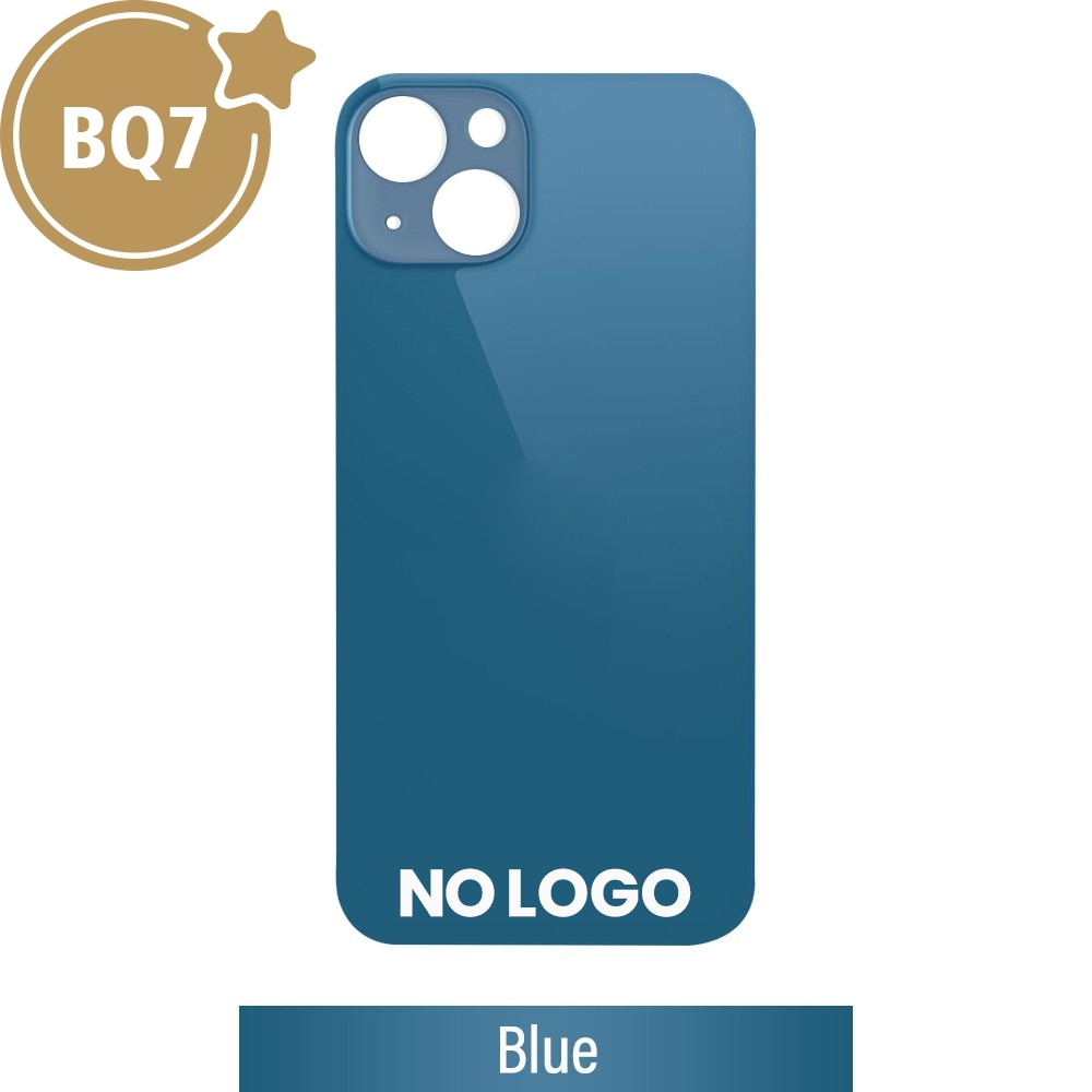BQ7 Rear Glass With 3M Adhesive Replacement for iPhone 13 mini (NO LOGO)-Blue