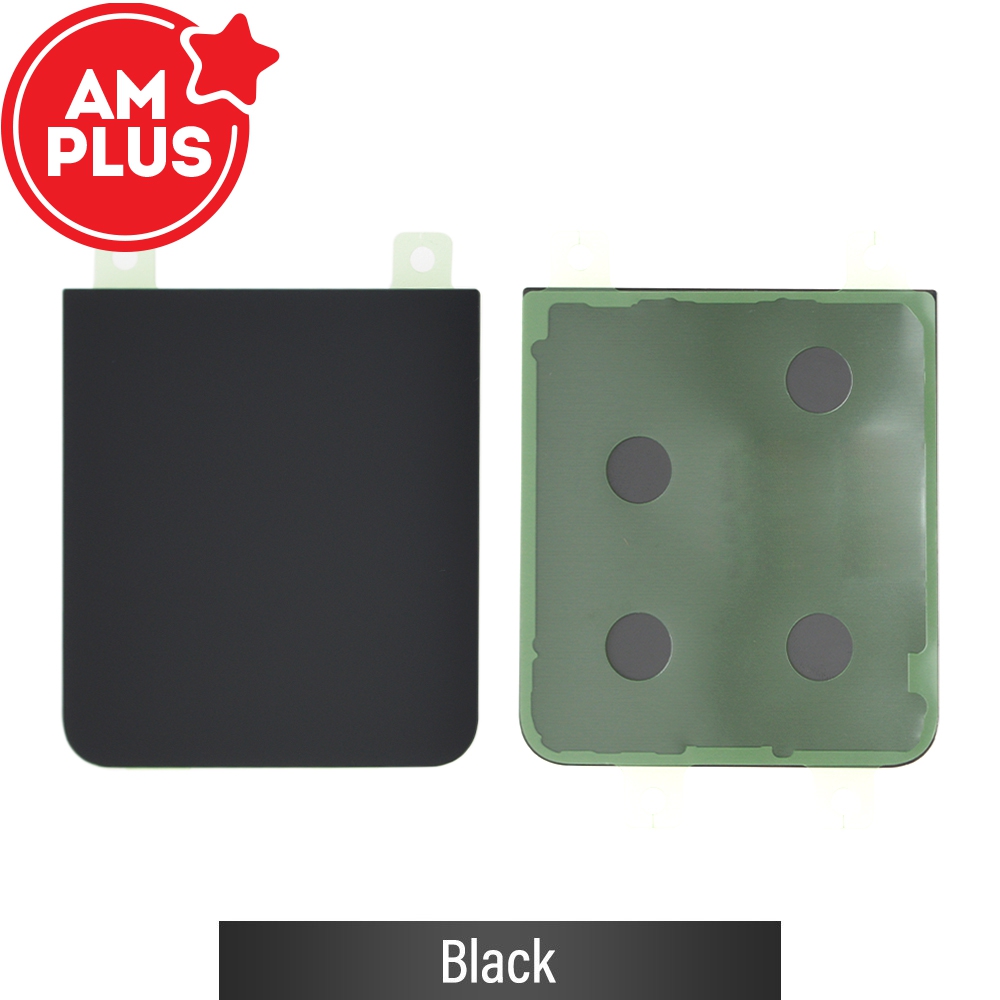 AMPLUS Rear Cover Glass for Samsung Galaxy Z Flip7 FE 5G F761B-Black