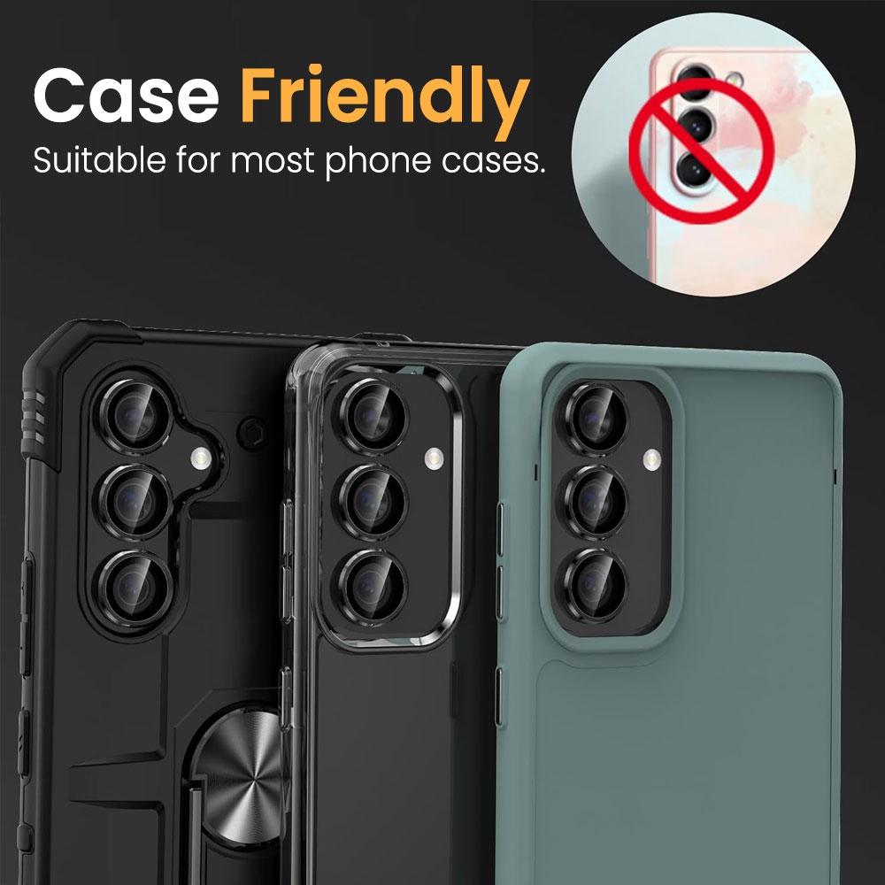 Kinglas Camera Lens Protector for Samsung Galaxy S23 / S23 Plus-Silver