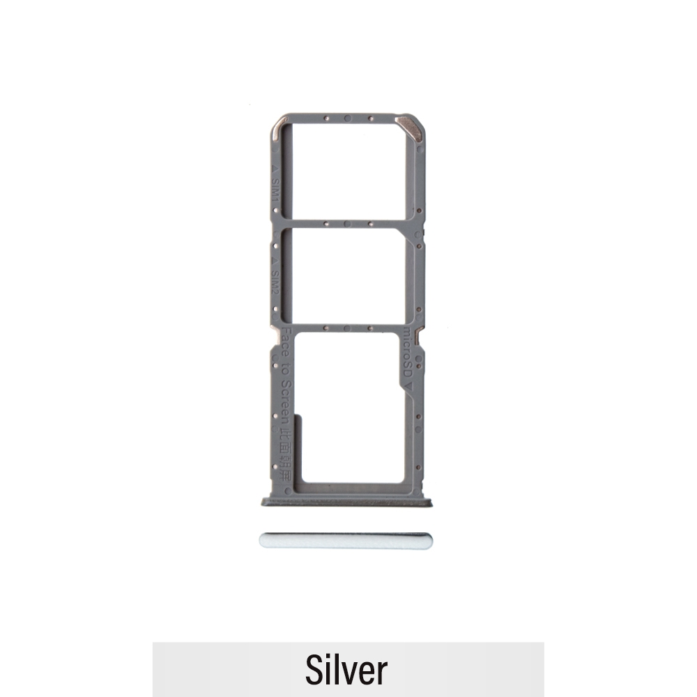 Double SIM Card Tray for OPPO A94 5G-Silver
