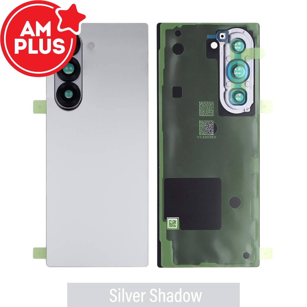AMPLUS Rear Cover Glass for Samsung Galaxy Z Fold6 F956B-Silver Shadow