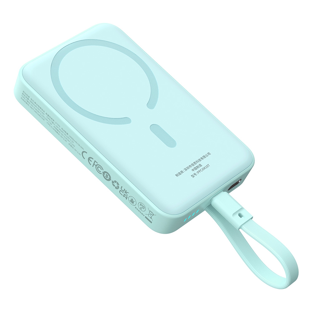 Baseus Magnetic Mini Wireless Fast Charge Power Bank Type-C Edition 10000mAh 30W-White