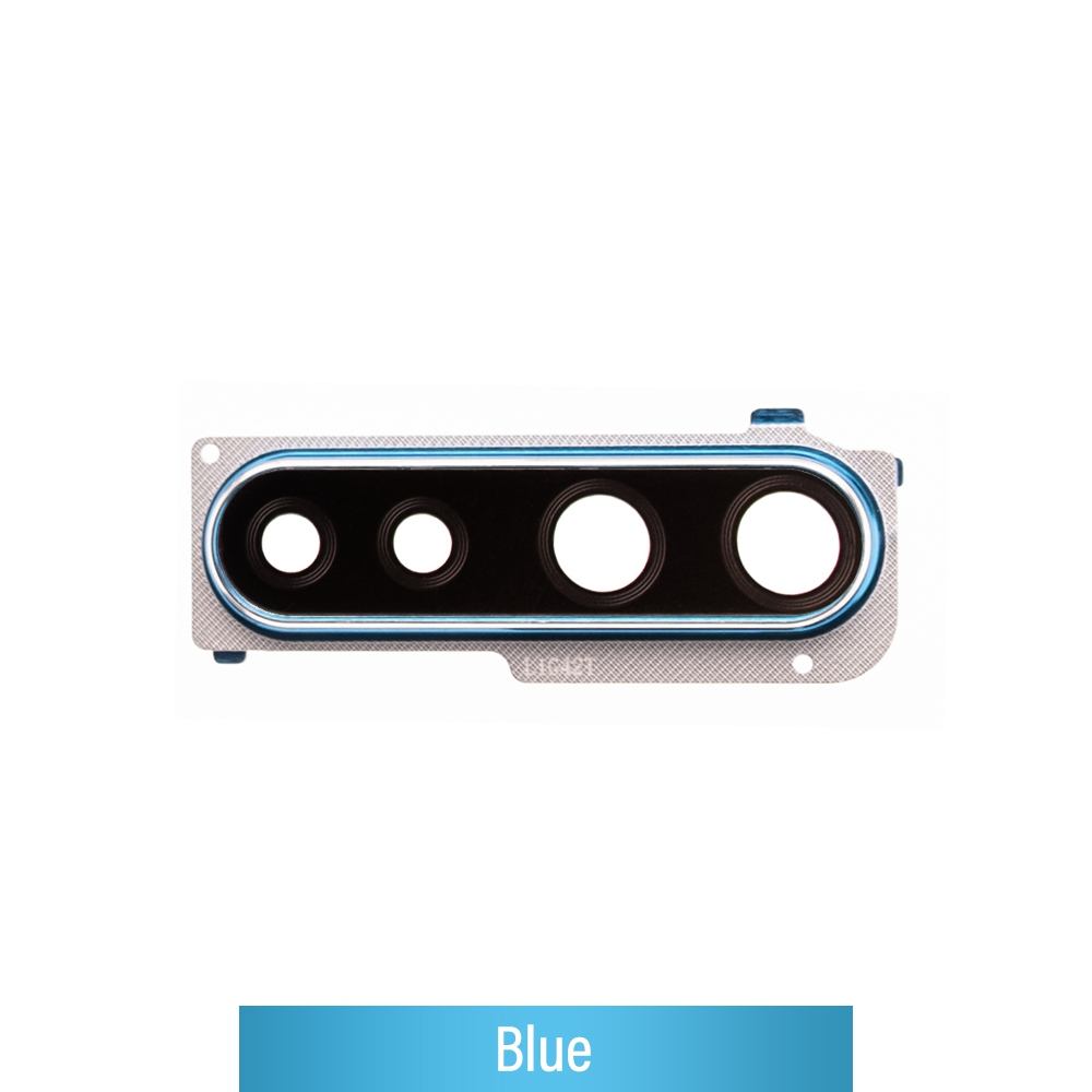 Rear Camera Lens with Bezel for OPPO A91-Blue