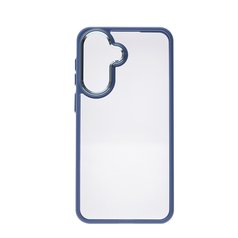 Metal Camera Lens Transparent Protection Shockproof Case Cover For Samsung A37 5G A376B-Blue